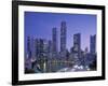 City Skyline, Financial District, Clarke Quay and Singapore River, Singapore-Steve Vidler-Framed Photographic Print