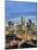 City Skyline, Frankfurt-am-Main, Hessen, Germany-Gavin Hellier-Mounted Photographic Print