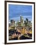 City Skyline, Frankfurt-am-Main, Hessen, Germany-Gavin Hellier-Framed Photographic Print