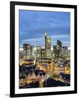 City Skyline, Frankfurt-am-Main, Hessen, Germany-Gavin Hellier-Framed Photographic Print