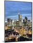 City Skyline, Frankfurt-am-Main, Hessen, Germany-Gavin Hellier-Mounted Photographic Print