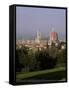 City Skyline from Boboli Gardens, Florence, Tuscany, Italy-Roy Rainford-Framed Stretched Canvas