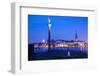 City Skyline from City Hall at Dusk, Kungsholmen, Stockholm, Sweden, Scandinavia, Europe-Frank Fell-Framed Photographic Print