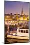 City Skyline from City Hall at Dusk, Kungsholmen, Stockholm, Sweden, Scandinavia, Europe-Frank Fell-Mounted Photographic Print