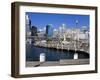 City Skyline from Darling Harbour, Central Business District, Sydney, New South Wales, Australia, P-Richard Cummins-Framed Photographic Print