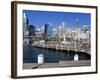 City Skyline from Darling Harbour, Central Business District, Sydney, New South Wales, Australia, P-Richard Cummins-Framed Photographic Print