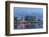 City Skyline from Harbor in San Diego, California, USA-Chuck Haney-Framed Photographic Print