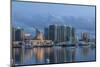 City Skyline from Harbor in San Diego, California, USA-Chuck Haney-Mounted Photographic Print