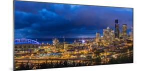 City Skyline from Jose Rizal Park in Downtown Seattle, Washington State, Usa-Chuck Haney-Mounted Photographic Print