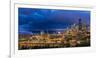 City Skyline from Jose Rizal Park in Downtown Seattle, Washington State, Usa-Chuck Haney-Framed Photographic Print