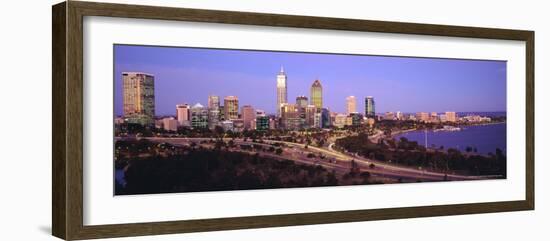 City Skyline from Kings Park, Perth, Western Australia, Australia-Gavin Hellier-Framed Photographic Print