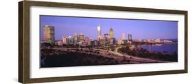 City Skyline from Kings Park, Perth, Western Australia, Australia-Gavin Hellier-Framed Photographic Print