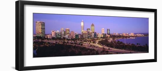 City Skyline from Kings Park, Perth, Western Australia, Australia-Gavin Hellier-Framed Photographic Print