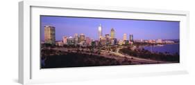 City Skyline from Kings Park, Perth, Western Australia, Australia-Gavin Hellier-Framed Photographic Print