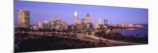 City Skyline from Kings Park, Perth, Western Australia, Australia-Gavin Hellier-Mounted Photographic Print