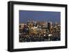 City skyline from Montmartre, Centre Georges Pompidou designed by Renzo Piano and Richard Rogers, P-Christian Kober-Framed Photographic Print