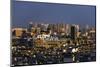 City skyline from Montmartre, Centre Georges Pompidou designed by Renzo Piano and Richard Rogers, P-Christian Kober-Mounted Photographic Print