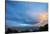 City skyline from Montmartre, Paris, France, Europe-Christian Kober-Stretched Canvas