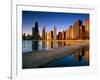 City Skyline from North Avenue Beach, Chicago, United States of America-Richard Cummins-Framed Photographic Print