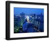 City Skyline from Sky Bar, Park Hyatt Tokyo, Tokyo, Japan-Greg Elms-Framed Photographic Print