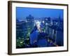 City Skyline from Sky Bar, Park Hyatt Tokyo, Tokyo, Japan-Greg Elms-Framed Photographic Print