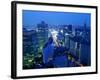 City Skyline from Sky Bar, Park Hyatt Tokyo, Tokyo, Japan-Greg Elms-Framed Photographic Print