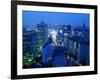 City Skyline from Sky Bar, Park Hyatt Tokyo, Tokyo, Japan-Greg Elms-Framed Photographic Print