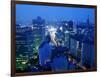 City Skyline from Sky Bar, Park Hyatt Tokyo, Tokyo, Japan-Greg Elms-Framed Photographic Print