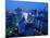 City Skyline from Sky Bar, Park Hyatt Tokyo, Tokyo, Japan-Greg Elms-Mounted Premium Photographic Print