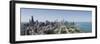 City Skyline from South End of Grant Park, Chicago, Lake Michigan, Cook County, Illinois 2009-null-Framed Photographic Print