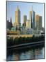 City Skyline from Southgate, Melbourne, Victoria, Australia-Gavin Hellier-Mounted Photographic Print