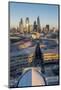 City skyline from St. Pauls, London, England, United Kingdom, Europe-Charles Bowman-Mounted Photographic Print