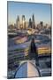 City skyline from St. Pauls, London, England, United Kingdom, Europe-Charles Bowman-Mounted Photographic Print