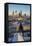 City skyline from St. Pauls, London, England, United Kingdom, Europe-Charles Bowman-Framed Stretched Canvas