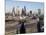 City Skyline from St. Pauls, London, England, United Kingdom-Charles Bowman-Mounted Photographic Print