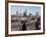 City Skyline from St. Pauls, London, England, United Kingdom-Charles Bowman-Framed Photographic Print