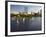 City Skyline from the Charles River, Boston, Massachusetts, USA-Amanda Hall-Framed Photographic Print