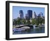 City Skyline from the Old Port, Montreal, Quebec, Canada, North America-Simanor Eitan-Framed Photographic Print