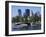 City Skyline from the Old Port, Montreal, Quebec, Canada, North America-Simanor Eitan-Framed Photographic Print