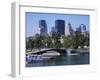 City Skyline from the Old Port, Montreal, Quebec, Canada, North America-Simanor Eitan-Framed Photographic Print
