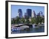 City Skyline from the Old Port, Montreal, Quebec, Canada, North America-Simanor Eitan-Framed Photographic Print