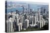 City Skyline from Victoria Peak, Hong Kong, China-Paul Souders-Stretched Canvas