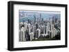 City Skyline from Victoria Peak, Hong Kong, China-Paul Souders-Framed Photographic Print