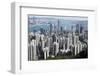 City Skyline from Victoria Peak, Hong Kong, China-Paul Souders-Framed Photographic Print