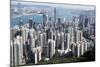 City Skyline from Victoria Peak, Hong Kong, China-Paul Souders-Mounted Photographic Print
