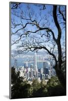 City Skyline from Victoria Peak, Hong Kong, China-Paul Souders-Mounted Photographic Print