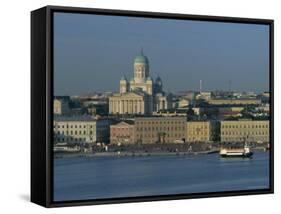 City Skyline, Helsinki, Finland, Scandinavia, Europe-Gavin Hellier-Framed Stretched Canvas