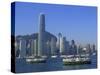 City Skyline, Hong Kong, China-Steve Vidler-Stretched Canvas