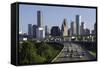 City Skyline, Houston, Texas, United States of America, North America-Gavin-Framed Stretched Canvas