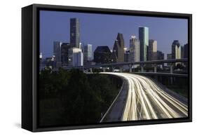 City Skyline, Houston, Texas, United States of America, North America-Gavin-Framed Stretched Canvas